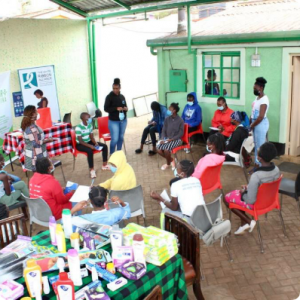 Girls in a workshop in Nairobi